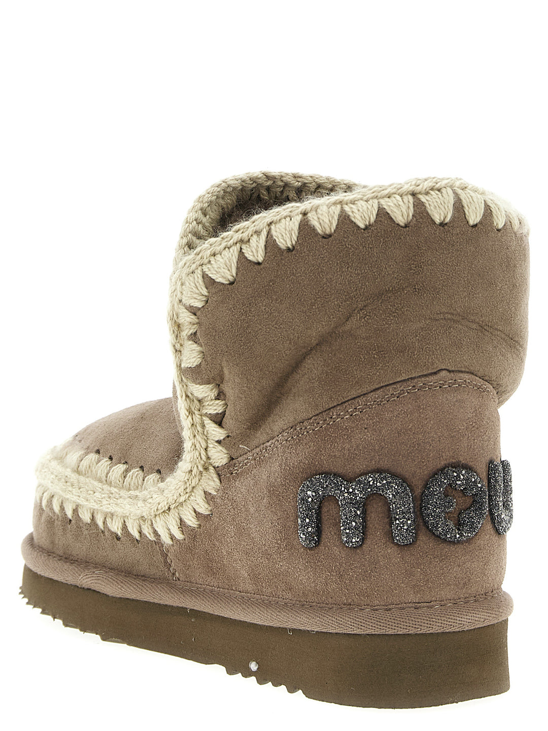 Mou Eskimo 18 Glitter Logo Boots and Ankle Boots - Brown | 3e9df29172cd866ab467ebef0f1a8e572106c05c