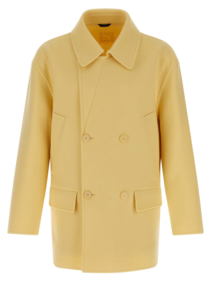Fendi Caban Coat Coats and Trench Coats - Yellow | 63187aa5837c97b3ee564ddb0e57f58643a259aa