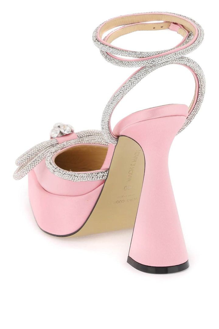 Satin Pumps With Crystals