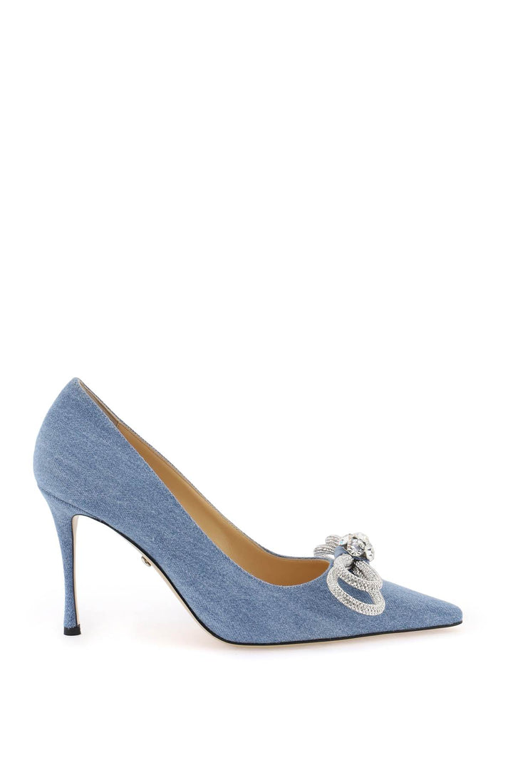 Denim Pumps With Crystals