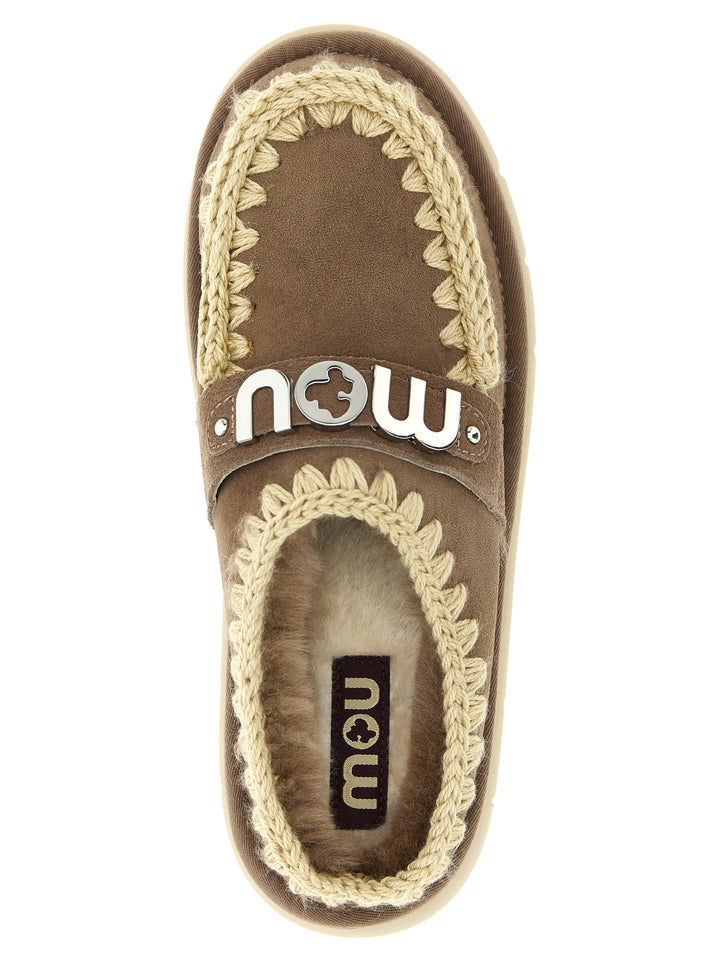 Mou Bounce Clog Flat shoes - Brown | 278a1d6d866cbb6d1f3f06c6ad2f72c90126a605