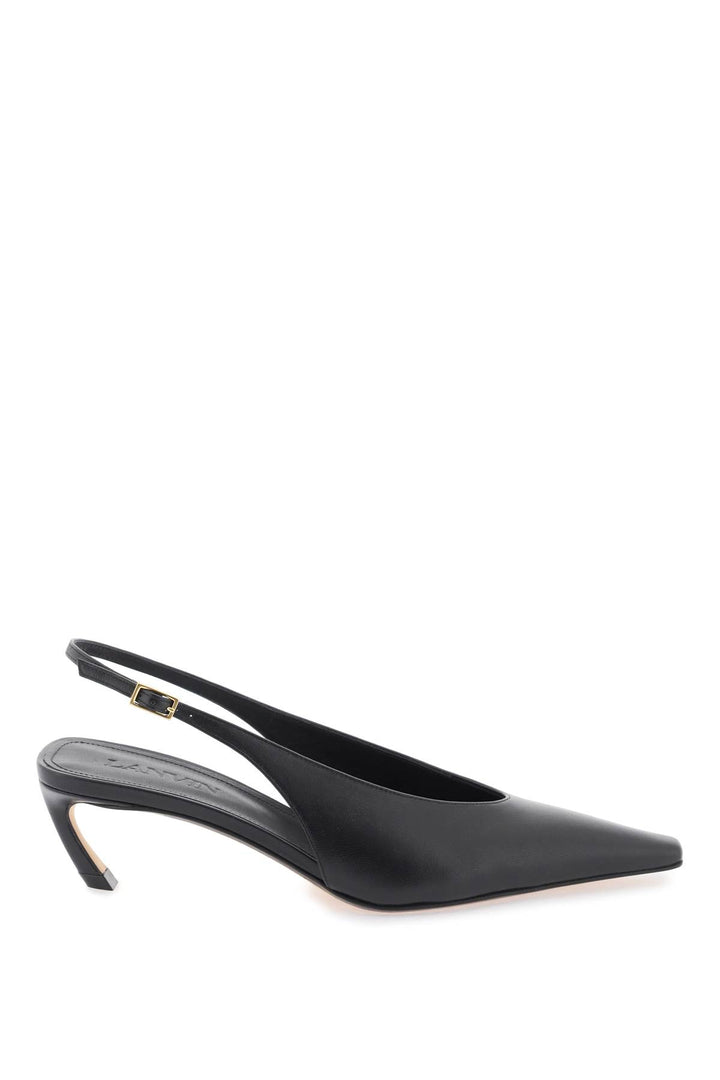 Leather Slingback Mules