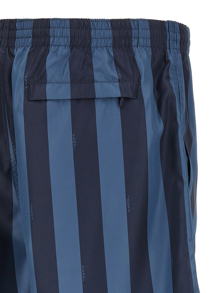 Fendi Fendi Crest Beachwear - Blue | 63f5a7a2fcacb3792e77ffea7dd27ee9c3bee72e