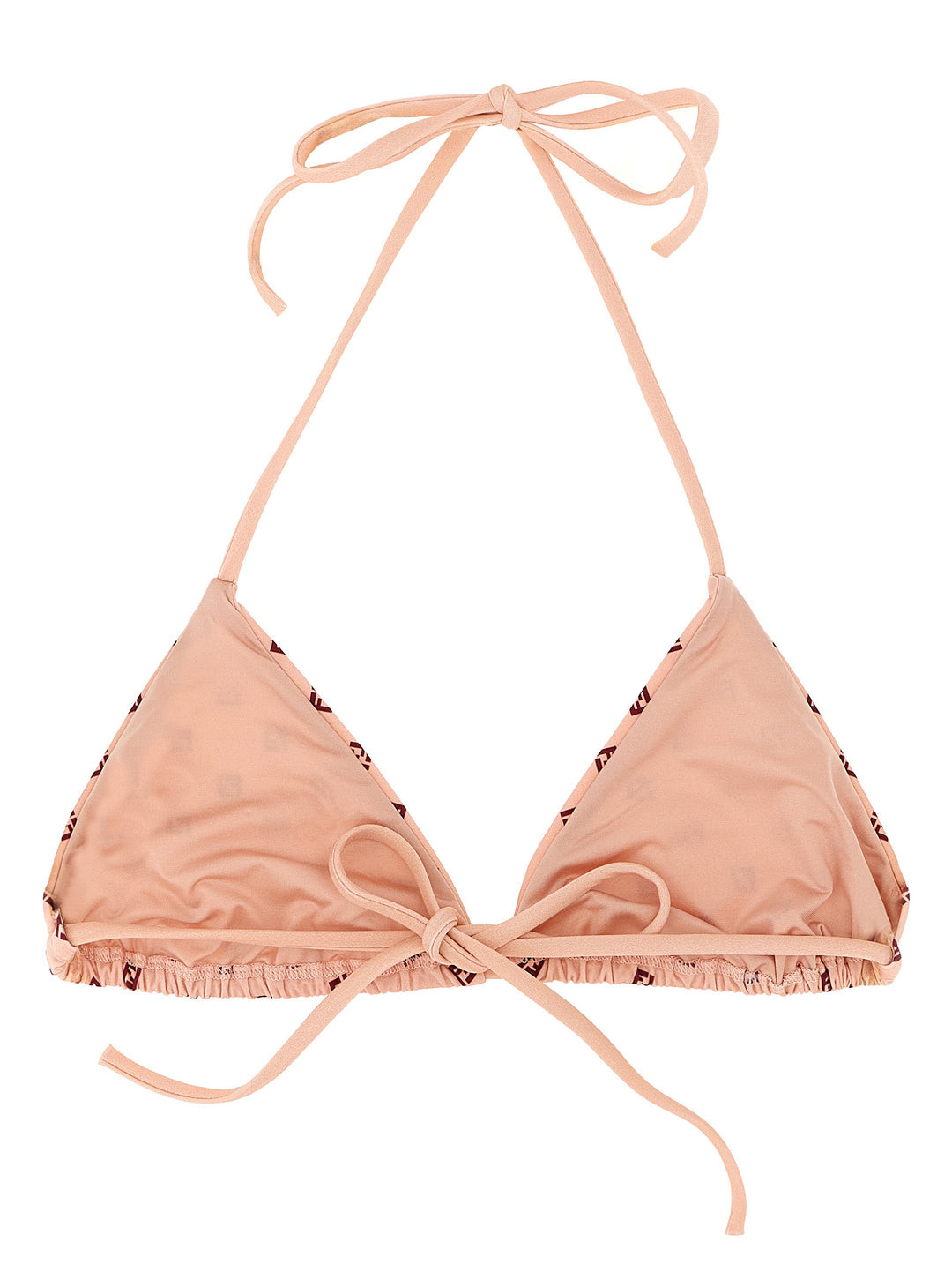 Fendi Micro Patchwork Bikini Top Beachwear - Pink | aa91aff6e26bb82f96db9698cc2a381bfffc03a9