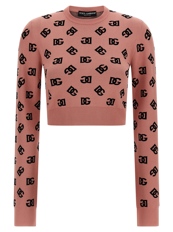 Dolce & Gabbana Dg Jersey Sweaters and Cardigans - Pink | 12ec02517fe9a7ae3e8e98a08d0f470a698dcf59
