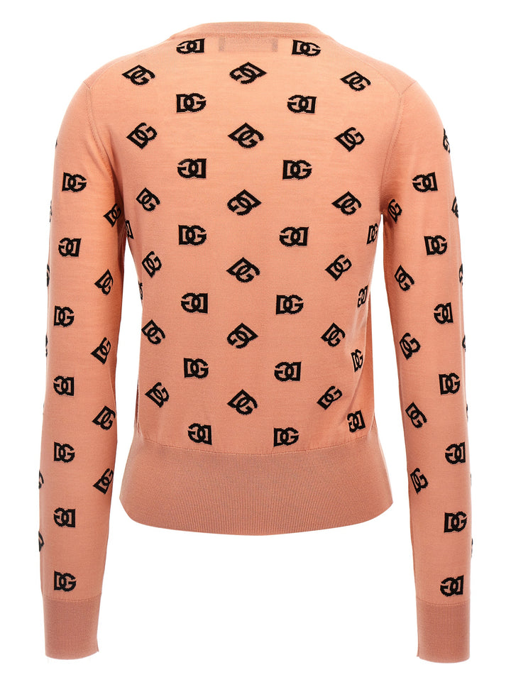 Dolce & Gabbana Logo Sweater Sweaters and Cardigans - Pink | 74254271ec6bbe5b617e45c0c7aa27f1c30c56be