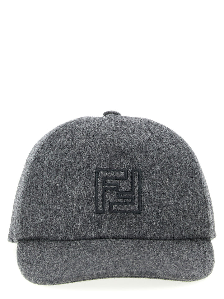 Fendi Wool And Cashmere Hat Hats - Gray | 120895e43cfba45bf8fe314c07f366a291e08a2a