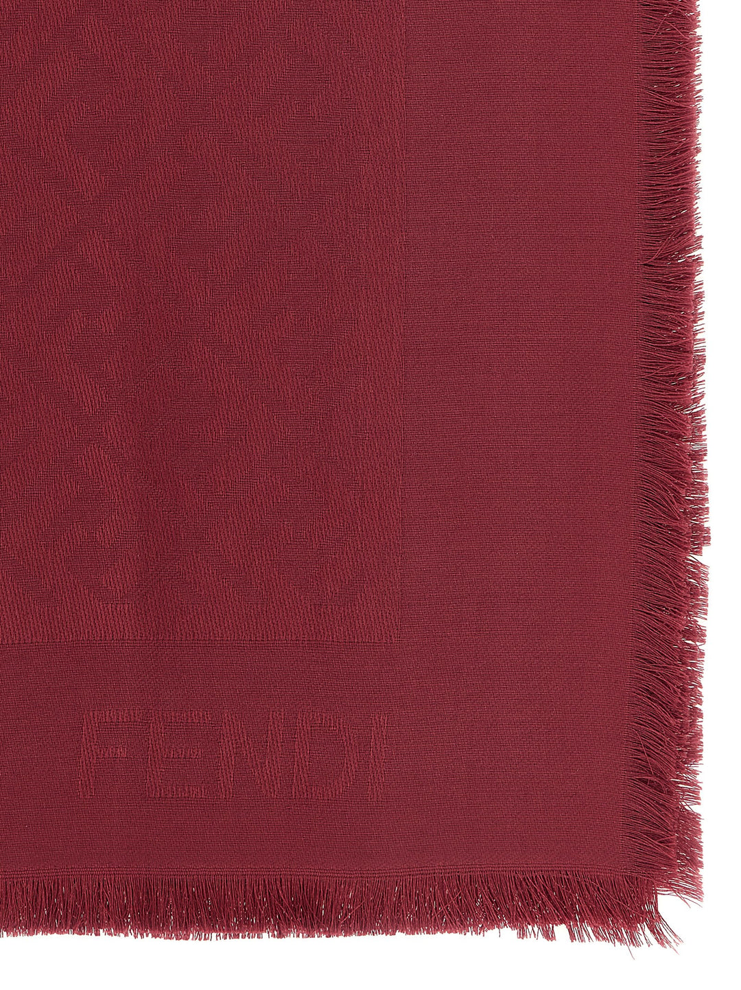 Fendi Ff Shawl Scarves and Foulards - Bordeaux | ef81bba3c46a80a2a682d3cb58d3e8e2acd4fd1a