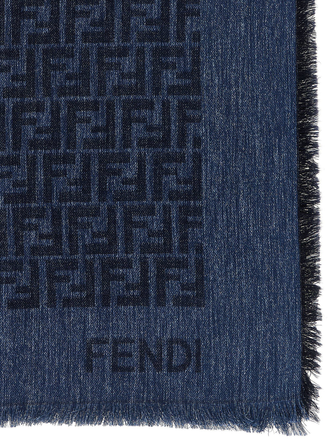 Fendi Ff Shawl Scarves and Foulards - Blue | 6bea8a4e8c52596e77eeab66fb475951eef7f583
