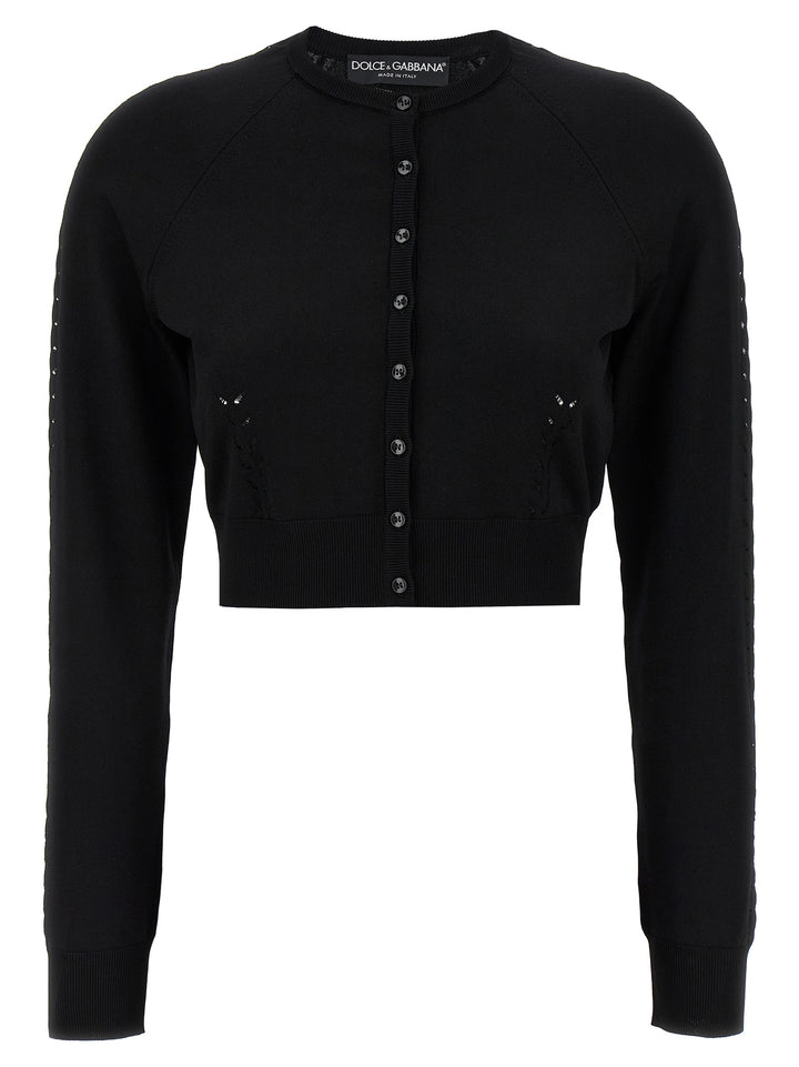 Dolce & Gabbana Viscose Cardigan Sweaters and Cardigans - Black | 1a98fb5607a098aabda2bdd07934c2645d46637e