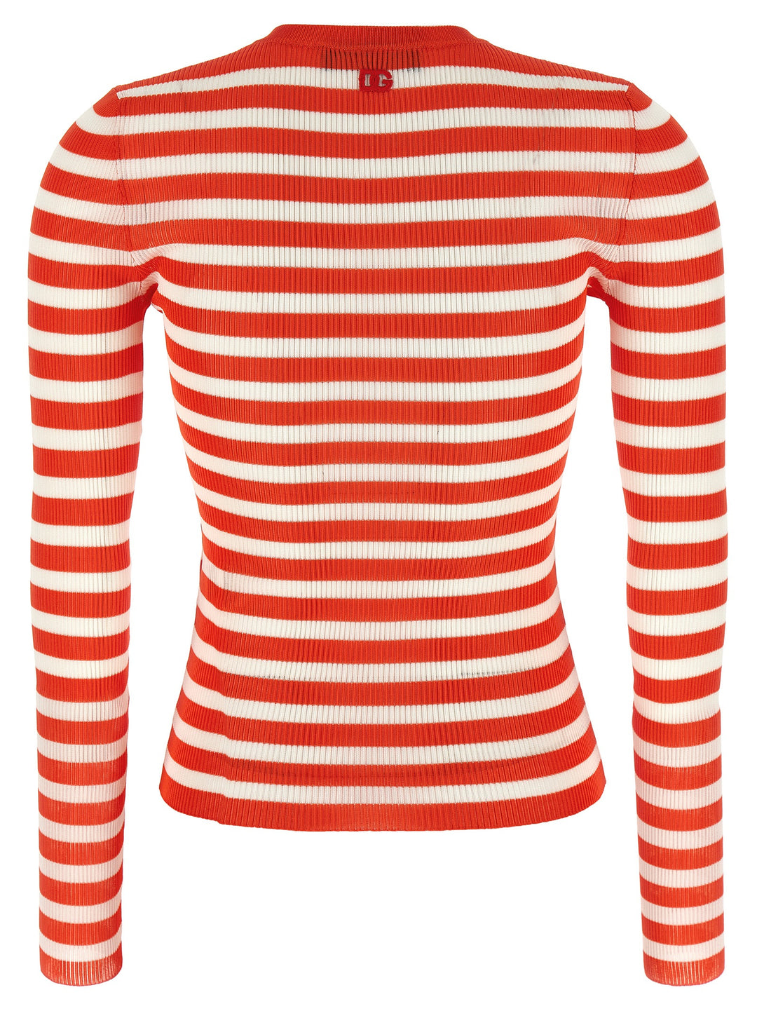 Dolce & Gabbana Striped Viscose Cardigan Sweaters and Cardigans - Orange | 8d39798f59b6611295023bb93f90c9efab6c7184