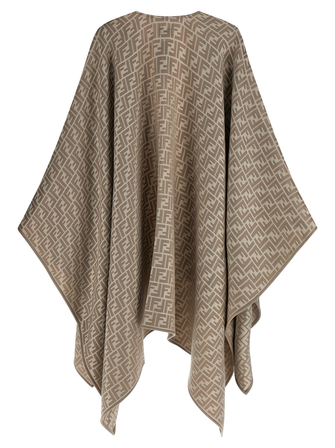 Fendi Ff Capes - Gray | 4413543b3067f25429c617df39bbe1465822313e
