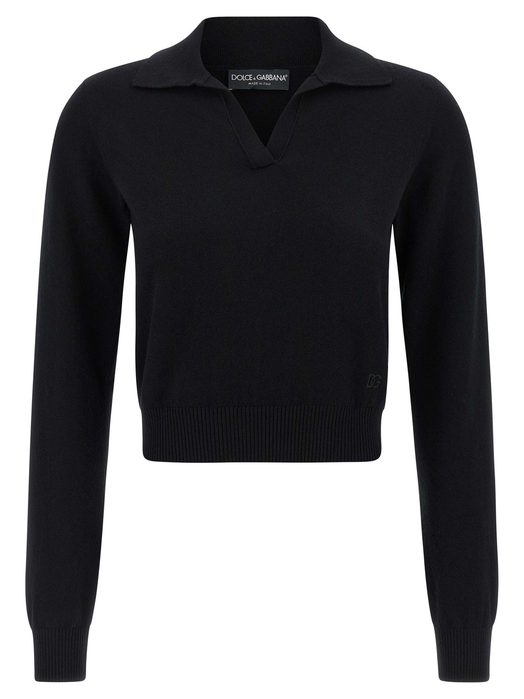 Dolce & Gabbana Polo Jersey Sweaters and Cardigans - Black | 44a3934992b16a19aa497609b9f7e6049c3a0e06