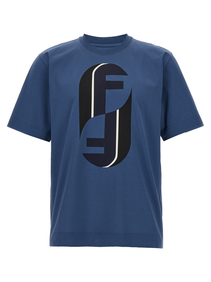 Fendi Fendinity T-shirt - Blue | e2a24bee542b9a52b611e2803640498289386f3e