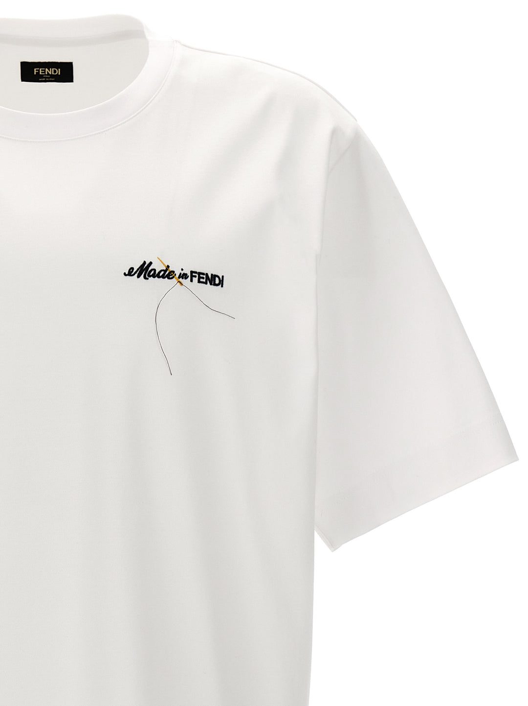 Logo Embroidery T-Shirt White