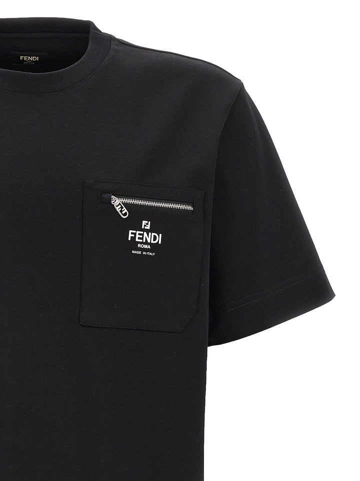 Fendi O T-Shirt Black