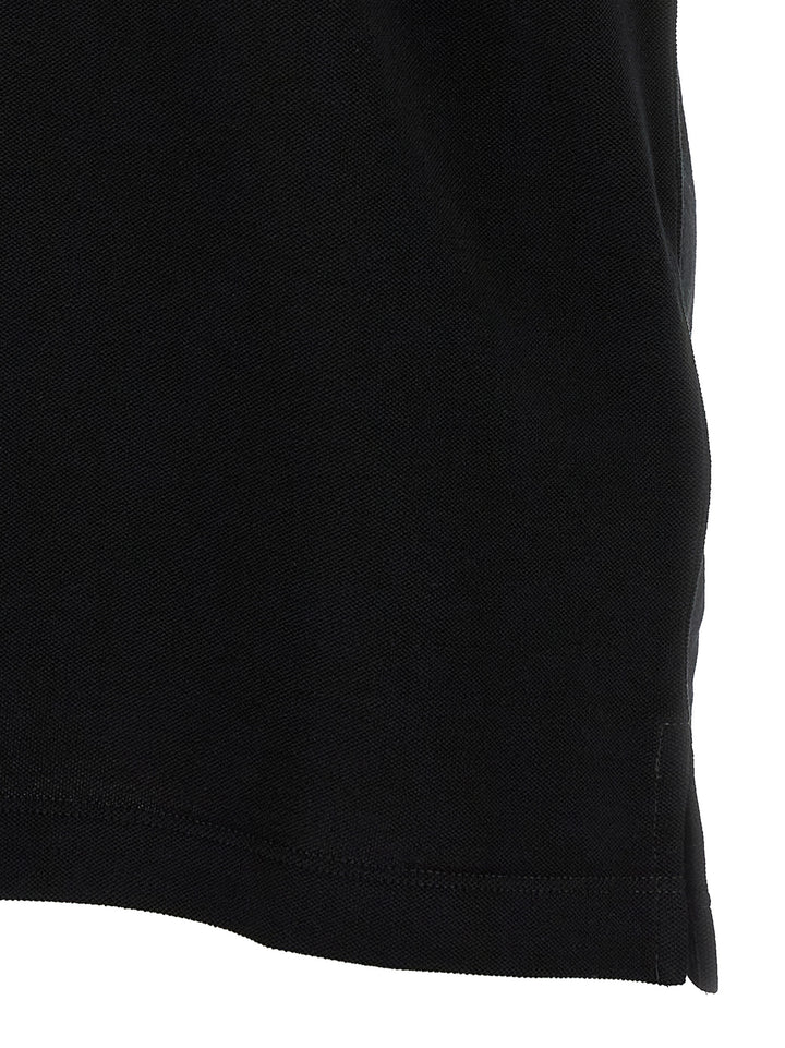 Fendi Ff Metallic Logo  Shirt Polo - Black | f284a06253a3bbcdae2fbbf5ae818fb4c06f9b77