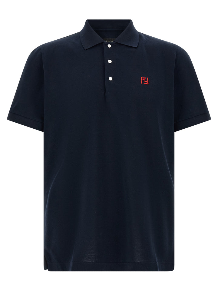 Fendi Ff Selleria Polo - Blue | cb1d239c3e5eb1da4be5621875f0d56d6e451825