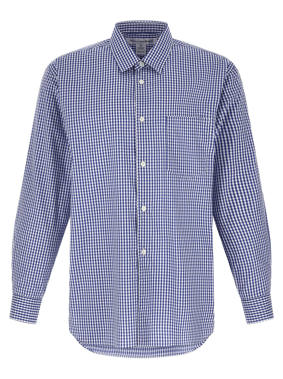 Comme Des GarçOns Shirt Vichy Shirt Shirt and Blouse - Blue | 735ce64d7dc0803043a2d3fbe6485d838658a6e4