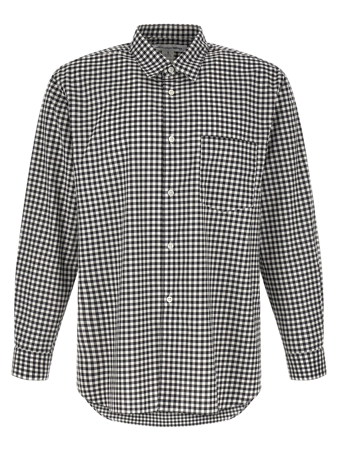 Comme Des GarçOns Shirt Vichy Shirt Shirt and Blouse - Black | 2c6a40c868c50a110d71267c17aaa07916fa705b