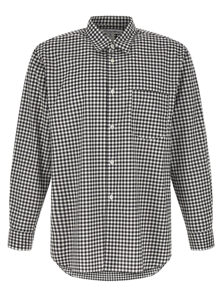 Comme Des GarçOns Shirt Vichy Shirt Shirt and Blouse - Black | 2c6a40c868c50a110d71267c17aaa07916fa705b