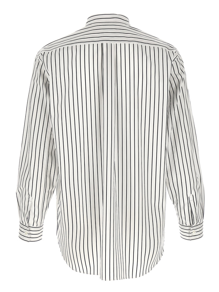 Comme Des GarçOns Shirt Striped Shirt Shirt and Blouse - White/Black | 965aaf9ef00fe4bef79c4052f03520b06e86bc39