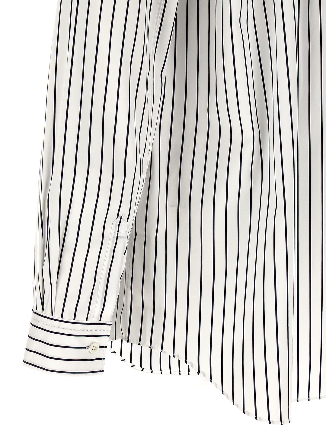 Comme Des GarçOns Shirt Striped Shirt Shirt and Blouse - White/Black | c6b104694b107f402d0b65ca69af677fb7652099