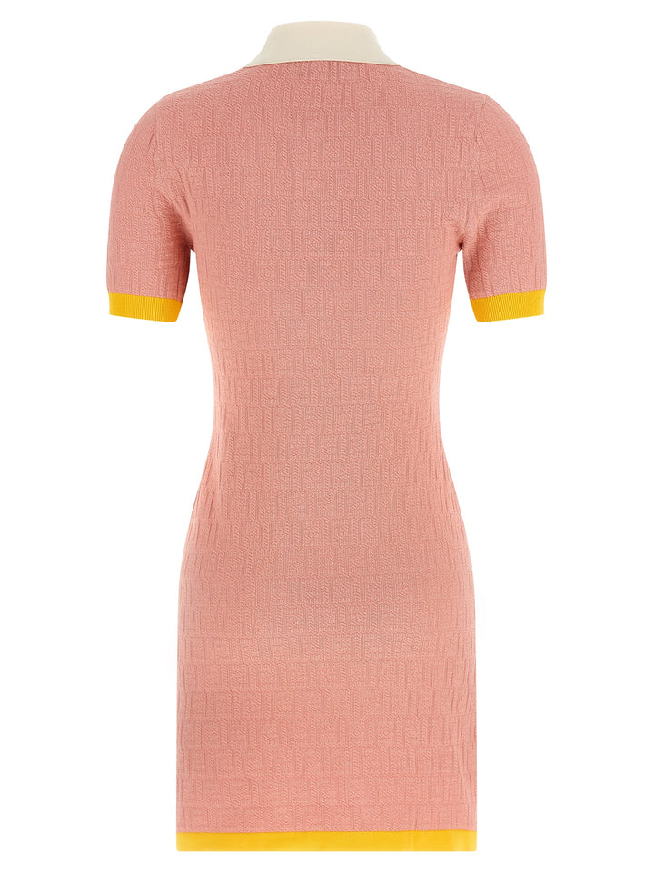 Fendi Color-Block Dress Dresses - Pink | e40079499f53844560193b3fb3486de234571928