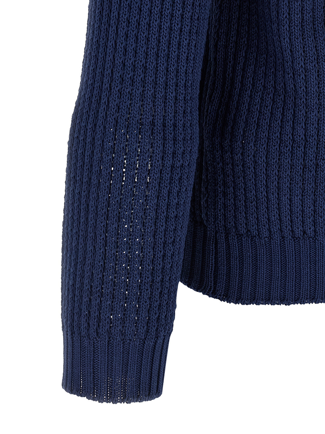 Fendi Cablé Braided Sweater Sweaters and Cardigans - Blue | d6bc0bdf206bab90ec7c7955ad51c1c3bf7502ac