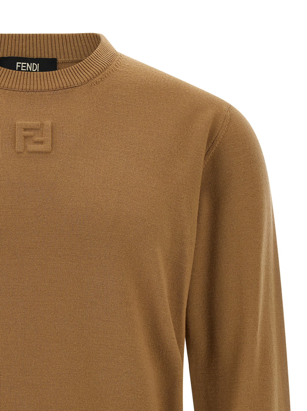 Fendi Wool Sweater Sweaters and Cardigans - Beige | edfb6c1d787d6e754b72fe83ce466d2ce1affe50