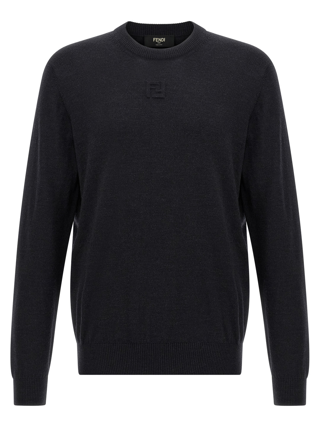 Fendi Wool Sweater Sweaters and Cardigans - Gray | facc95107056dd0152da03a671fce4bf8e3b49a8