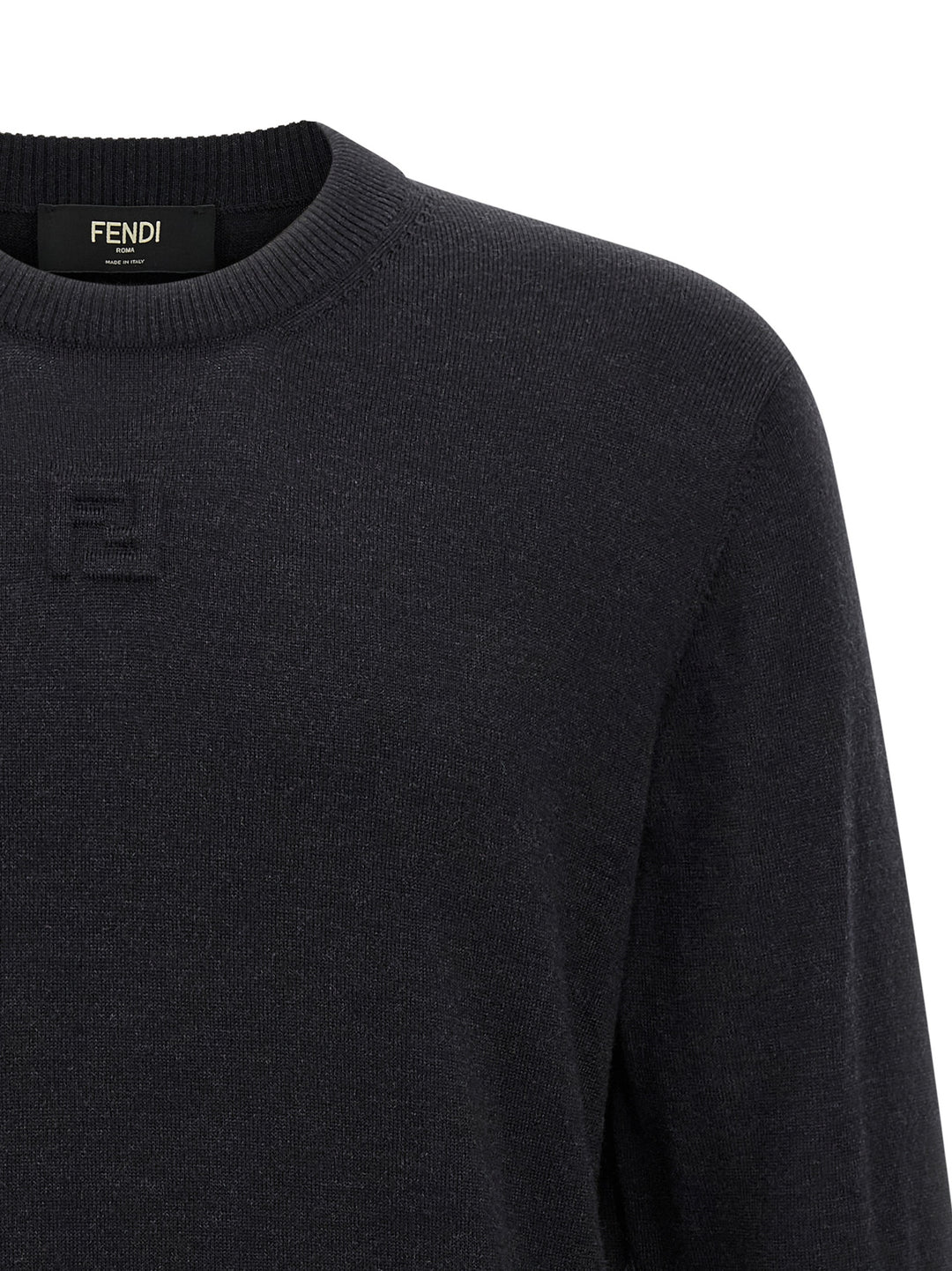 Fendi Wool Sweater Sweaters and Cardigans - Gray | 4b263a5821cdfd10373f4775cba636c3f64a41e3