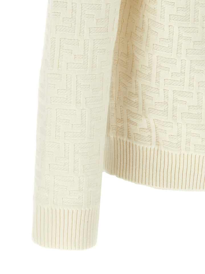 Fendi Zucca Sweaters and Cardigans - White | be211f2002b6c02e98065ad9b342b3813795e719