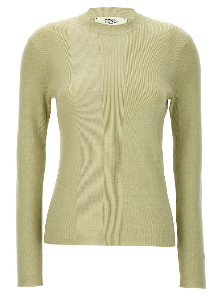 Ribbed Sweater Sweater, Cardigans Green