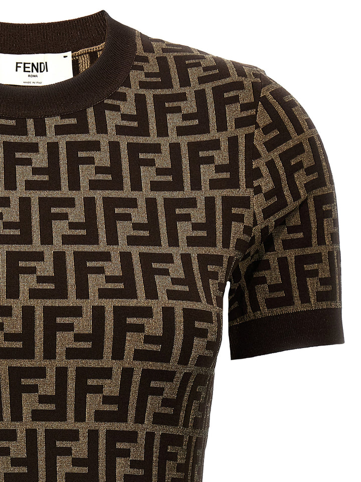 Ff Sweater, Cardigans Brown