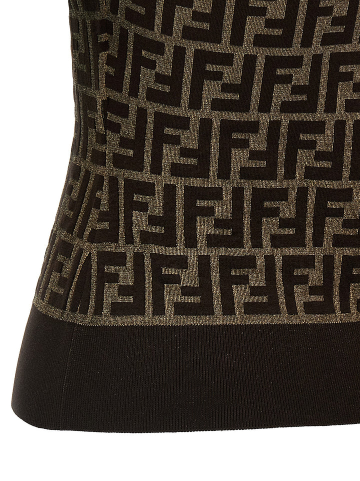 Ff Sweater, Cardigans Brown