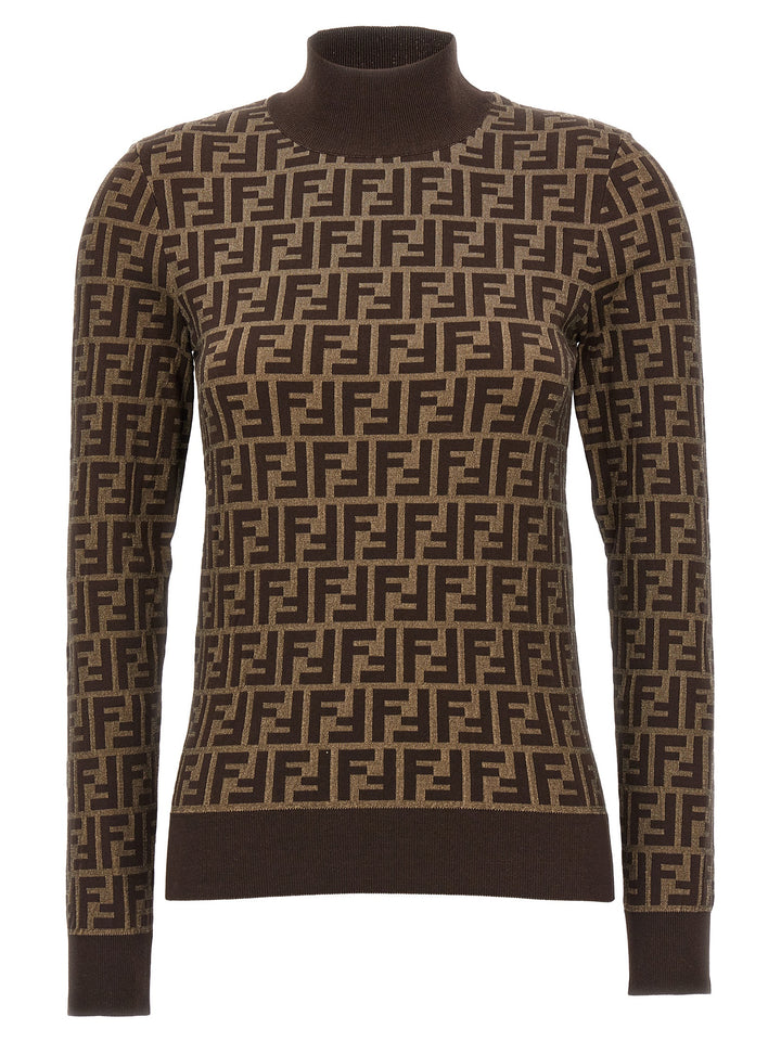 Ff Sweater, Cardigans Brown