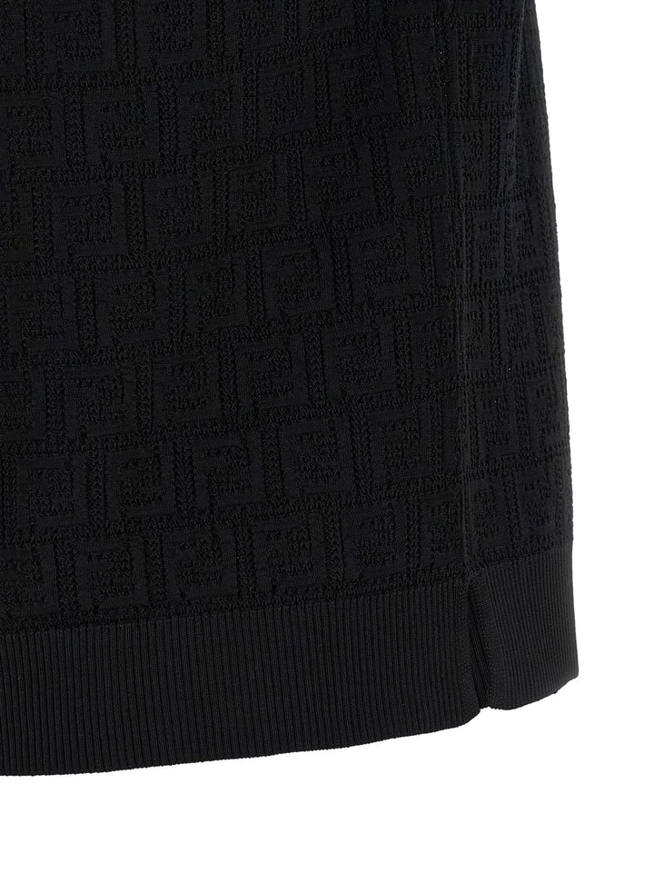 Fendi Ff Intarsia Sweater Sweaters and Cardigans - Black | db5d5af2b0d579bff7530335195e785efdc6eb2a