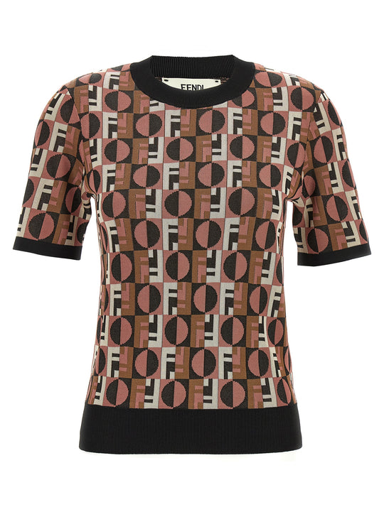 Fendi Optical Sweaters And Cardigans Pink