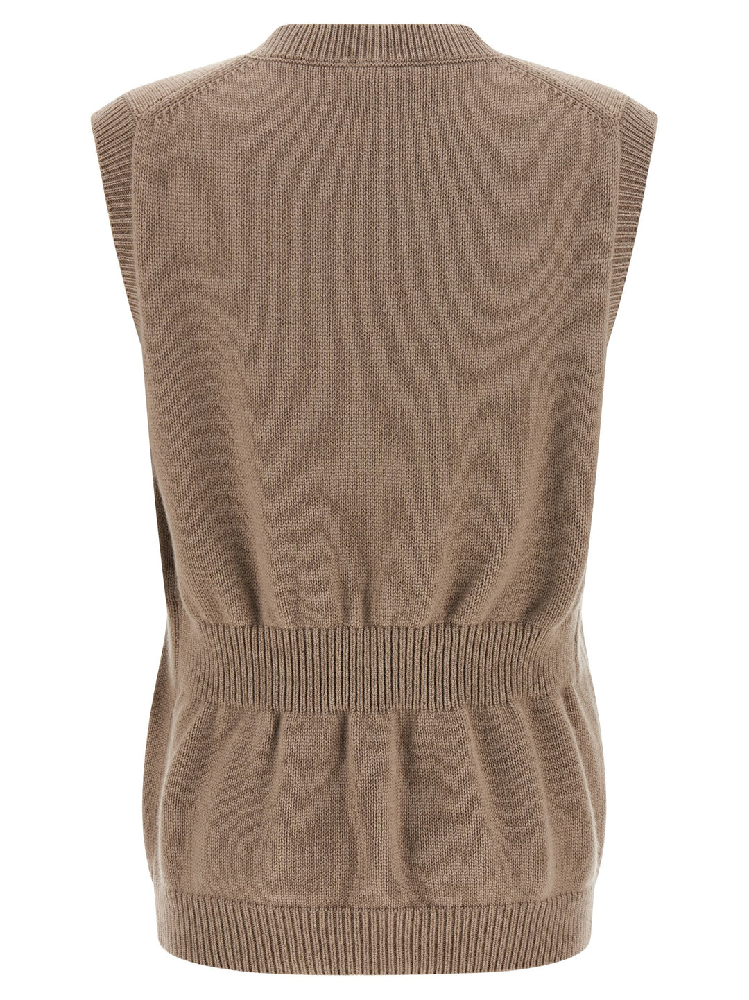 Fendi Cashmere Vest Gilet - Beige | 19639c42a3d8dbad4a119c4605c164059bc990e2
