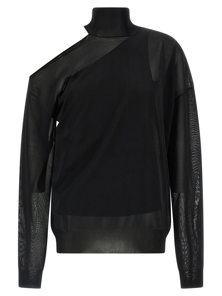 Fendi Double Knit Top Sweaters and Cardigans - Black | a7415e02e8cff8230daa13e404027497adf130e8