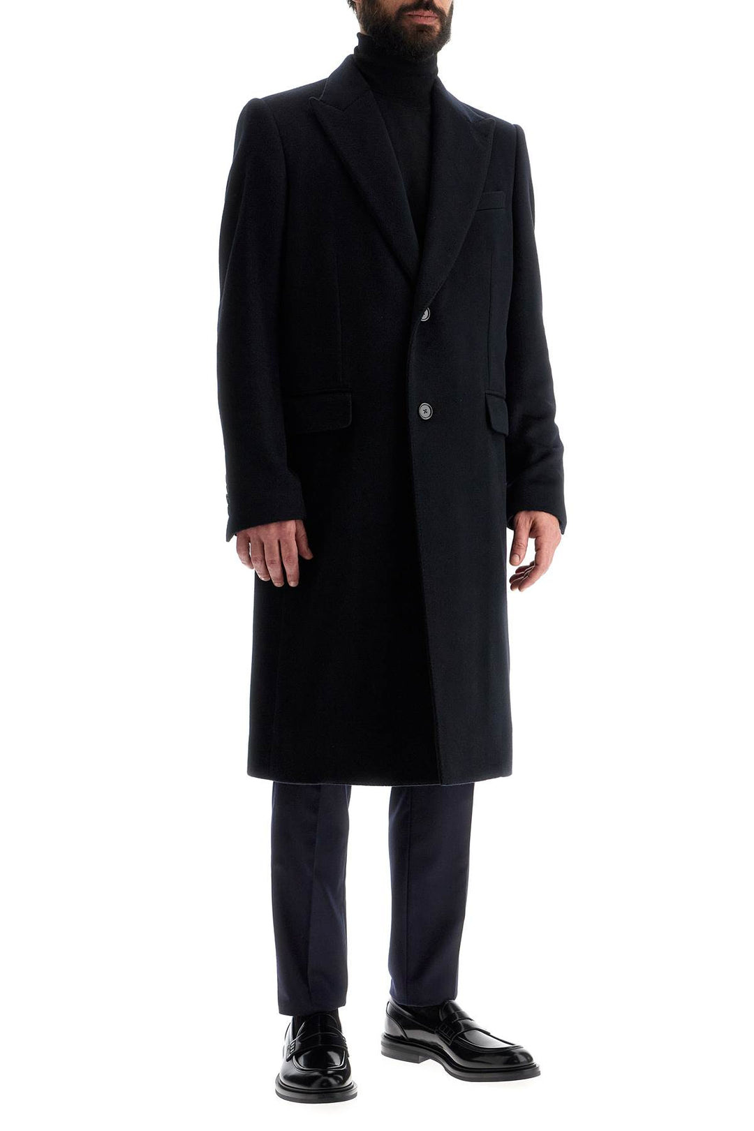 Single Breasted Cashmere Coat