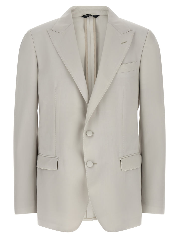 Dolce & Gabbana Taormina Blazer - Gray | 5ea26de6960478aa68ee9ce80833eebcce4e613e