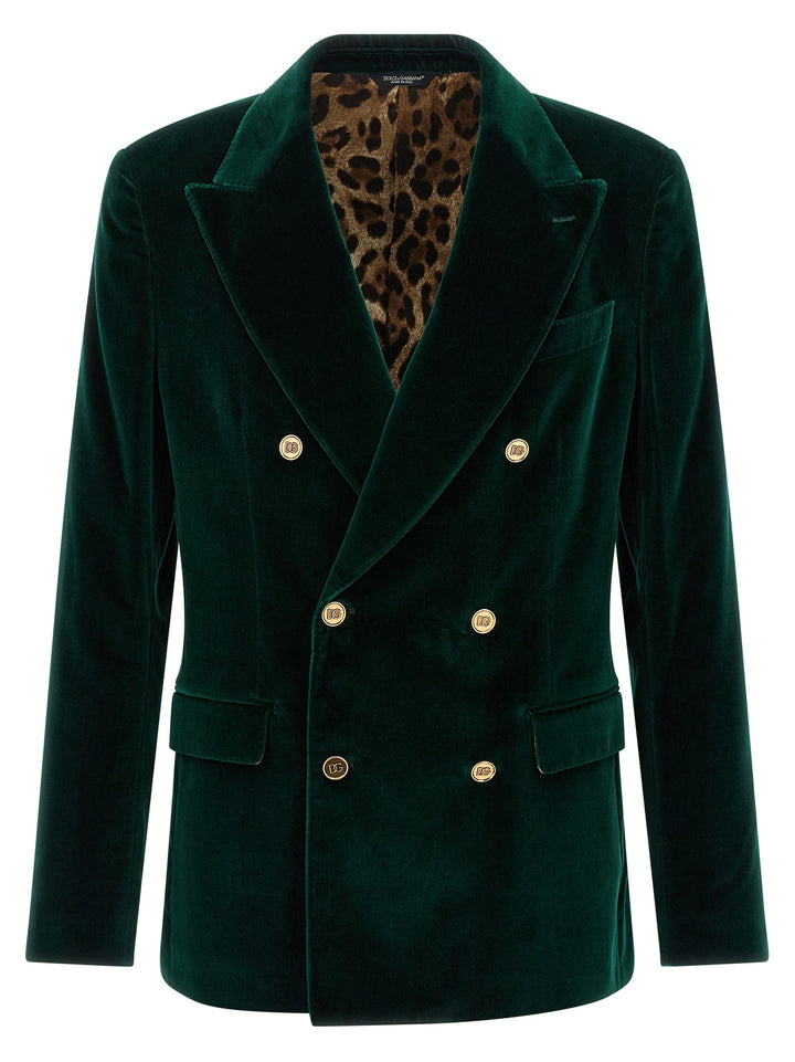 Dolce & Gabbana Sicilia Light Blazer - Green | bb44964d7582b28ade6ecede17fe826595d70f41