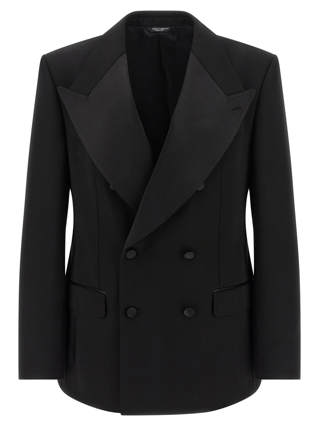 Dolce & Gabbana Tailored Double-Breasted Blazer - Black | d2580ca0d88f1dc00f19bf6709eac16186611d2c