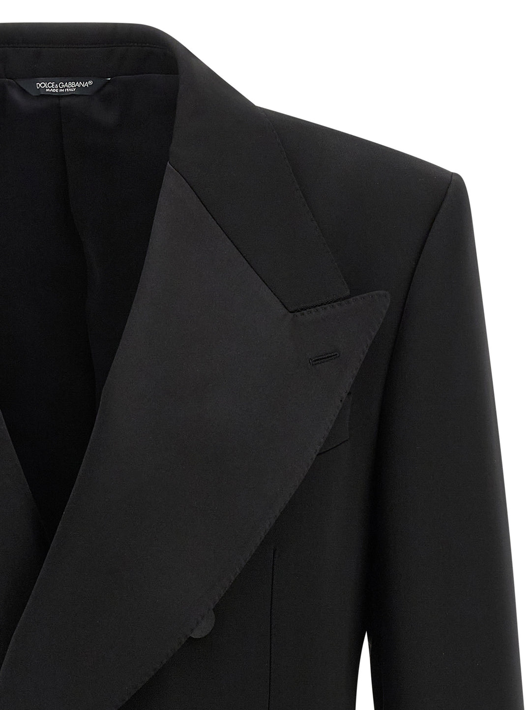 Dolce & Gabbana Tailored Double-Breasted Blazer - Black | 6ae35575d98167347941d60905100cc3b2b2b382