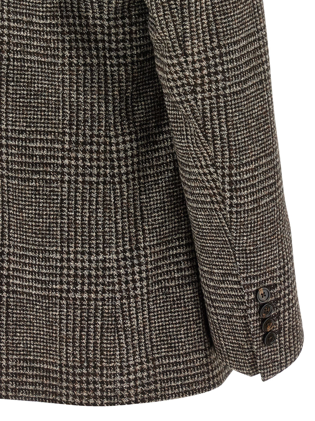 Dolce & Gabbana Prince Of Wales Wool Blazer - Brown | fc9139146be7e596cb0ee9c7d2fb7d8f0c21977e