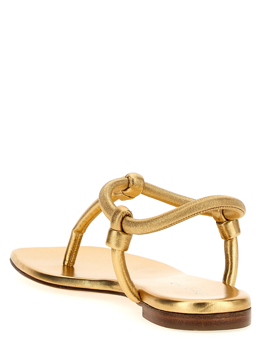 Juno Thong Sandals Gold