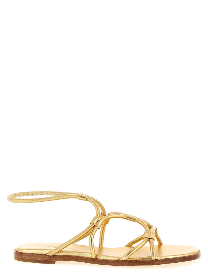 Gianvito Rossi G32574 Sandals - Gold | 236a0a78c48e21966c34ee9a82e84ca9bf640278