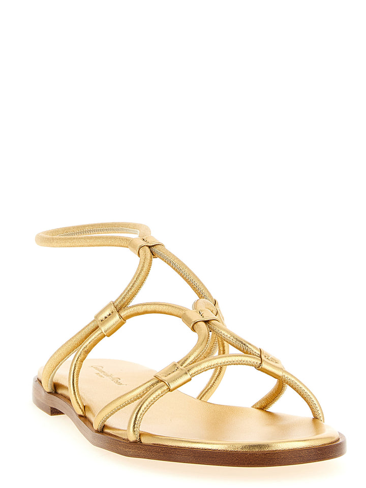 Gianvito Rossi G32574 Sandals - Gold | ad417ec0cce2b3ba6a387df44cbb34a079f02a04